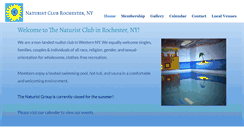 Desktop Screenshot of naturistrochester.org
